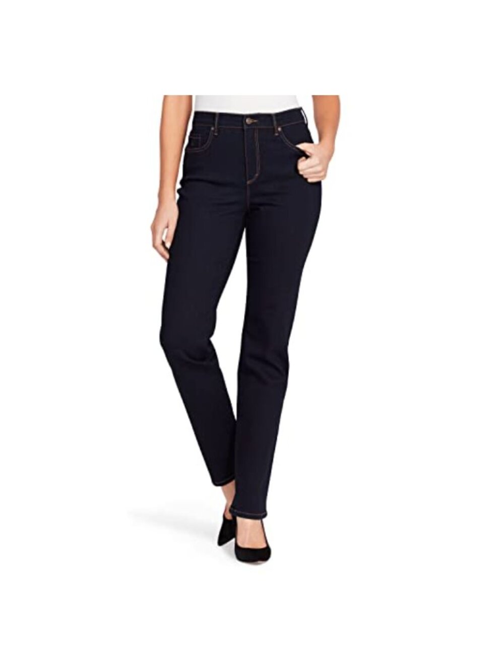 Gloria Vanderbilt Womens Classic High Rise Tapered Jeans Amanda